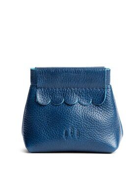 Portland Leather Penny Pouch in Caspian